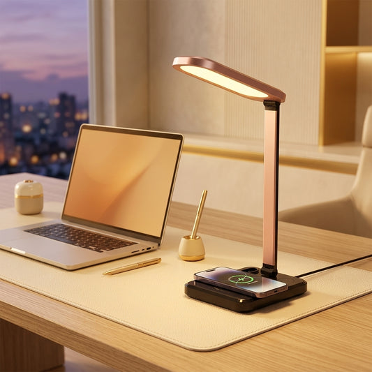 Smart desk lamp -- Wireless charging, 4-in-1 desig - BeeDazzler lifestyle