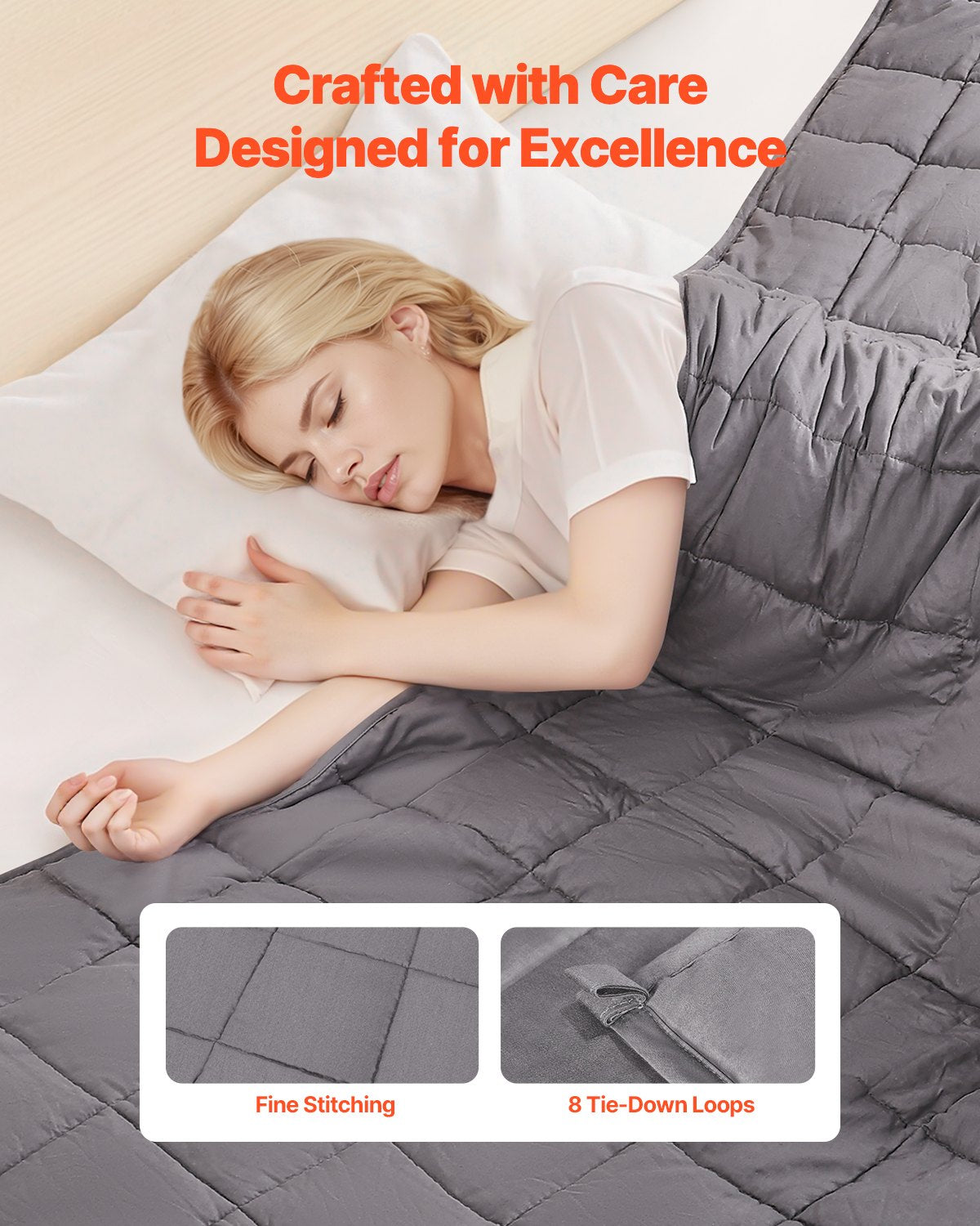 Weighted comfort blanket -- Deep sleep recovery