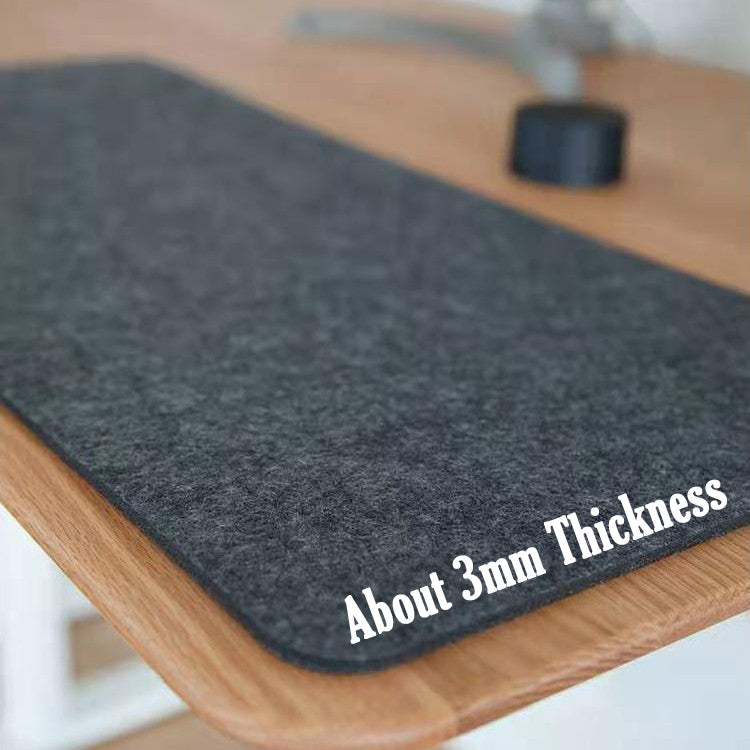Felt desk pad -- Minimalist, non-slip, extended size