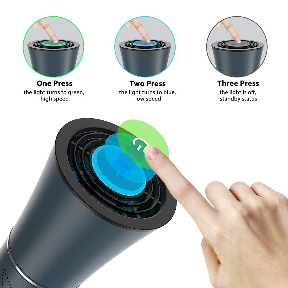 Desktop air purifier -- True HEPA, whisper quiet