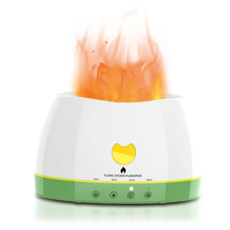 Flame effect diffuser -- Ambient glow, essential oils