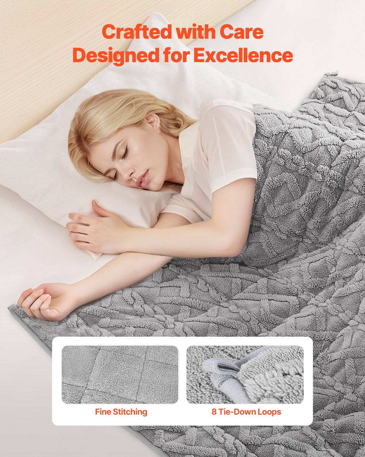 Weighted comfort blanket -- Deep sleep recovery