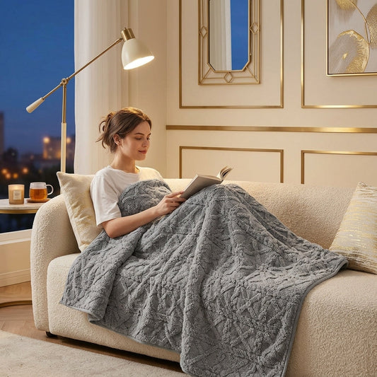 Weighted comfort blanket -- Deep sleep recovery, k - BeeDazzler lifestyle
