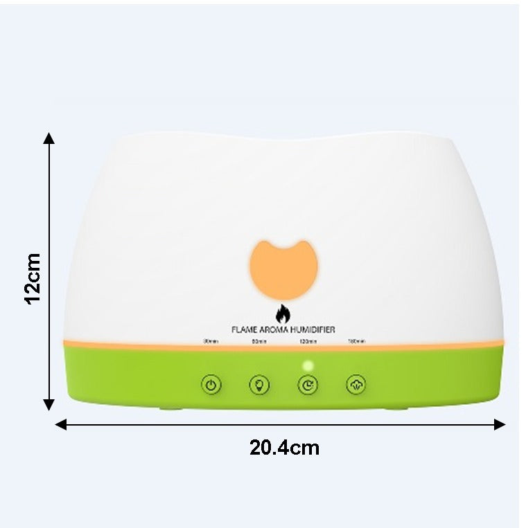 Flame effect diffuser -- Ambient glow, essential oils