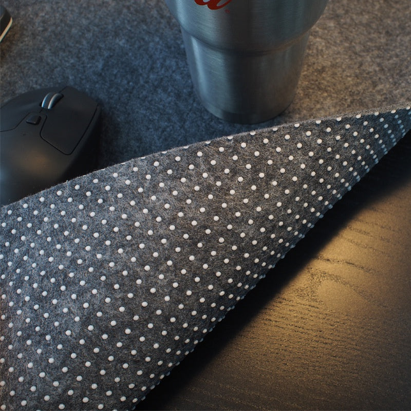 Felt desk pad -- Minimalist, non-slip, extended size