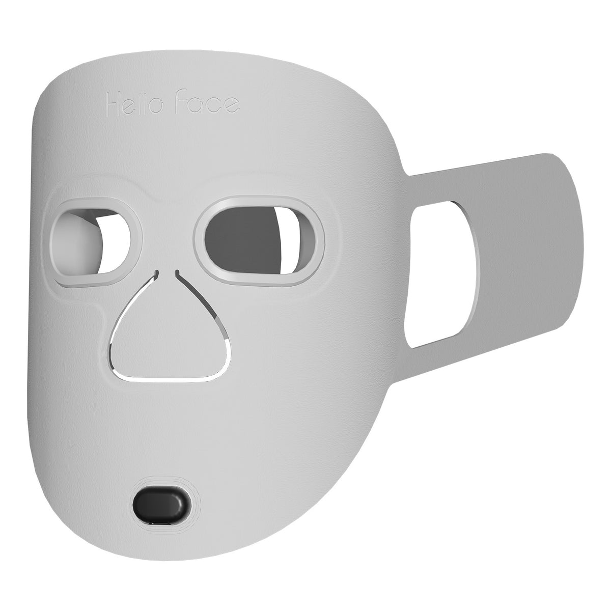 Red light therapy mask - front view detail